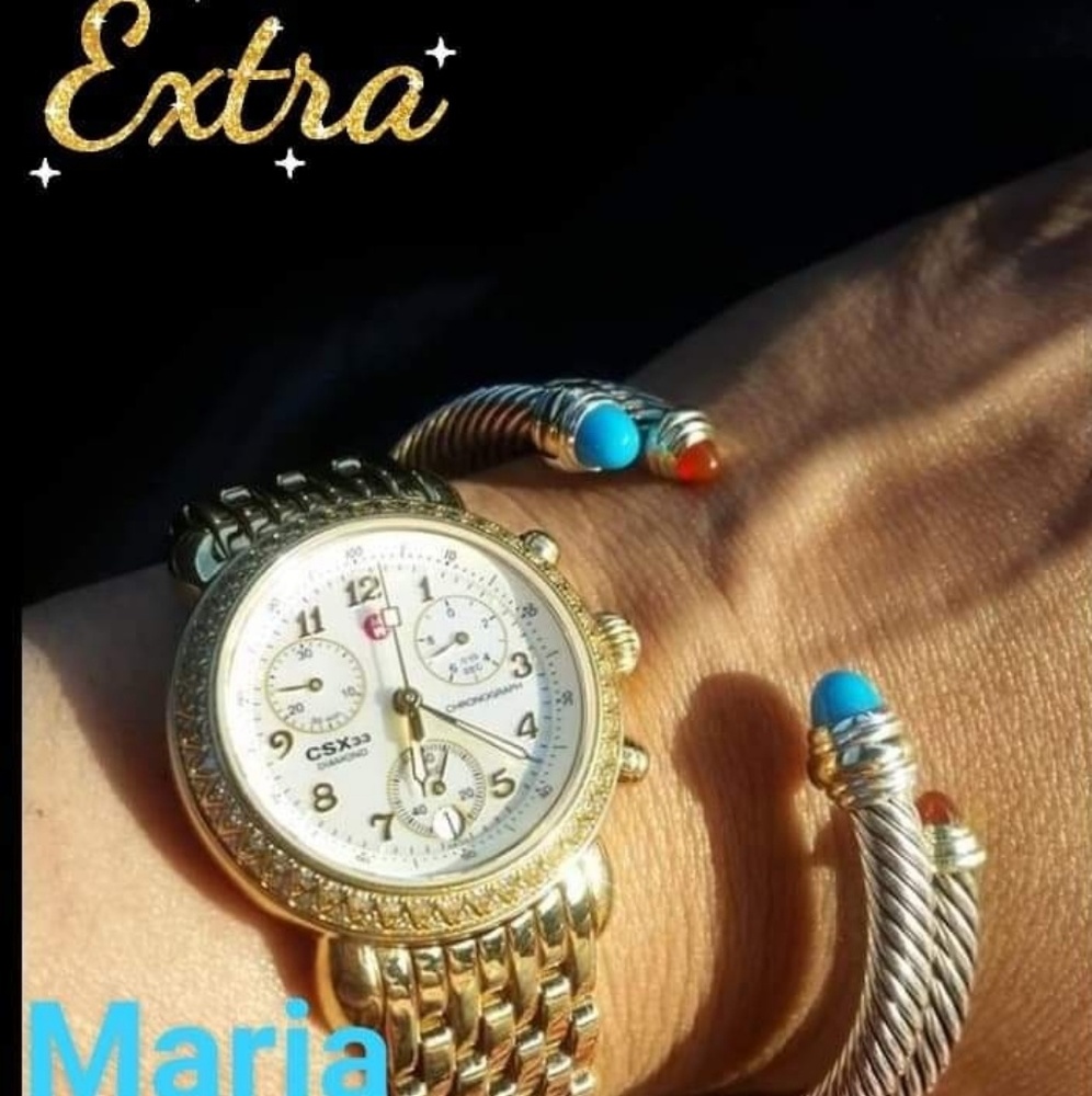 David Yurman 5mm SzM Turquoise Cable Clsc Bracelet - Picture 6 of 7